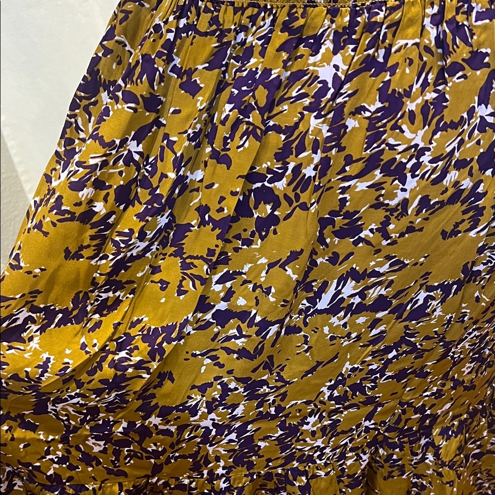 La Joie Floral Puff Sleeve Midi Dress - Picture 10 of 14